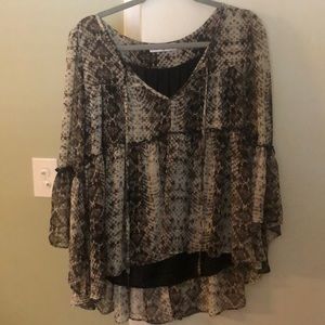 Snakeskin tunic